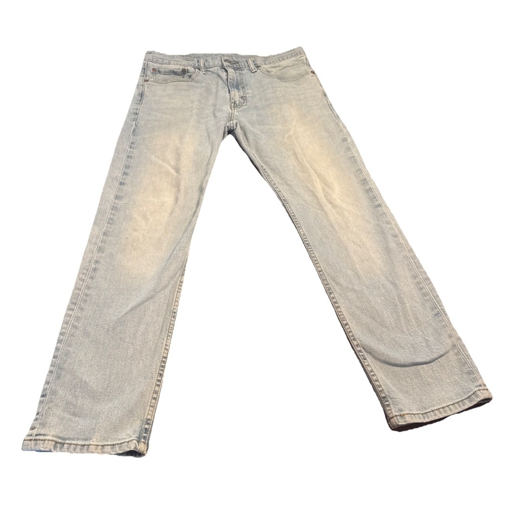 Levi's 502 Men's Taper Fit Jeans W32 L30 Light Blue Denim Great Fit Comfort Wear